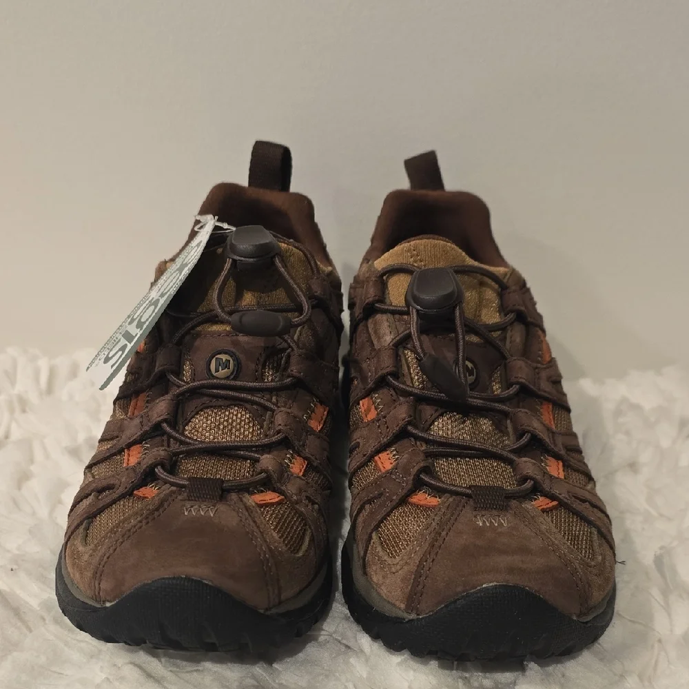 Merrell Siren Stretch Women's Brown And Orange Size 7 Hiking Shoes - Picture 2 of 11